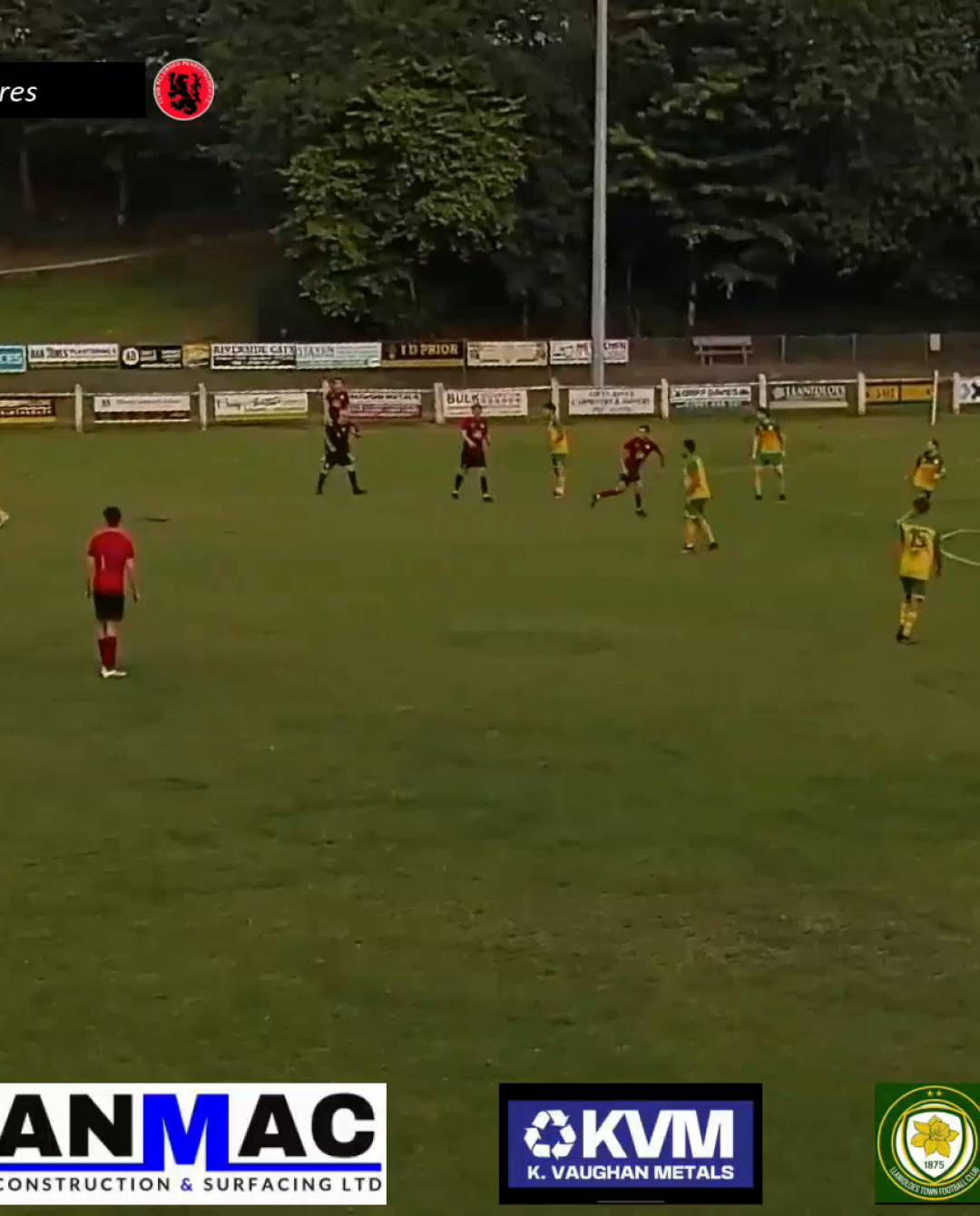 Llanidloes Town FC VS Penrhyncoch FC
